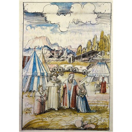 Иллюстрация из хроники Historia Frederici III et Maximiliani I