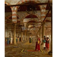 Портреты картины репродукции на заказ - Молитва в мечети
