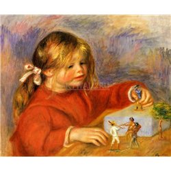 Играющий Клод Ренуар