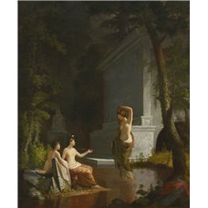 Картина на холсте по фото Модульные картины Печать портретов на холсте Морзе Самуэль «Диана у фонтана»