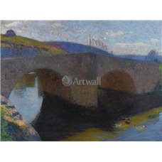 Картина на холсте по фото Модульные картины Печать портретов на холсте Мост в Лабастид-дю-Вер