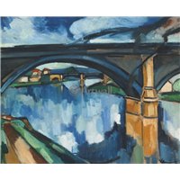 Портреты картины репродукции на заказ - Мост Шато на Сене