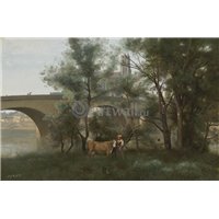 Портреты картины репродукции на заказ - Мост через Сену