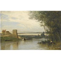Портреты картины репродукции на заказ - Мост Овер-сюр-Уаз