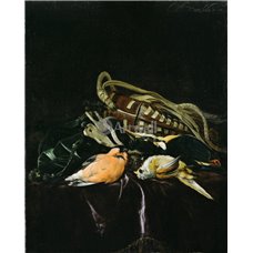 Картина на холсте по фото Модульные картины Печать портретов на холсте Натюрморт с битой птицей