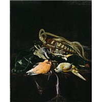 Портреты картины репродукции на заказ - Натюрморт с битой птицей