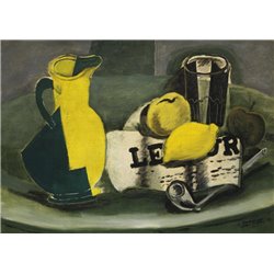 Натюрморт с лимоном - Модульная картины, Репродукции, Декоративные панно, Декор стен