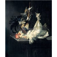 Портреты картины репродукции на заказ - Натюрморт с птицами