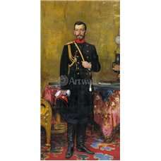 Картина на холсте по фото Модульные картины Печать портретов на холсте Николай II