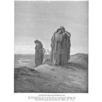 Портреты картины репродукции на заказ - Ноеминь и невестка, Ветхий Завет