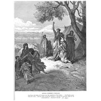 Портреты картины репродукции на заказ - Ной проклинает Ханаан, Ветхий Завет