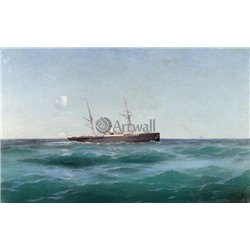 Корабль в море