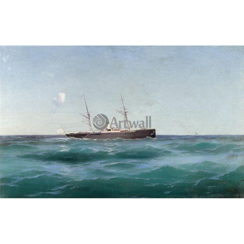 Корабль в море