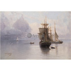 Корабль в море