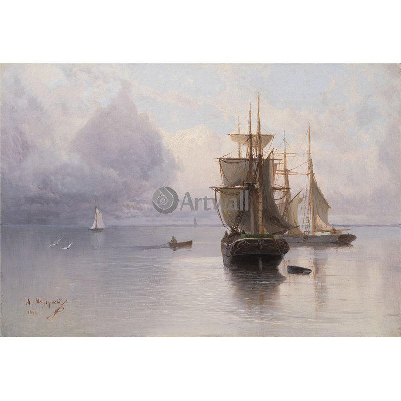 Корабль в море