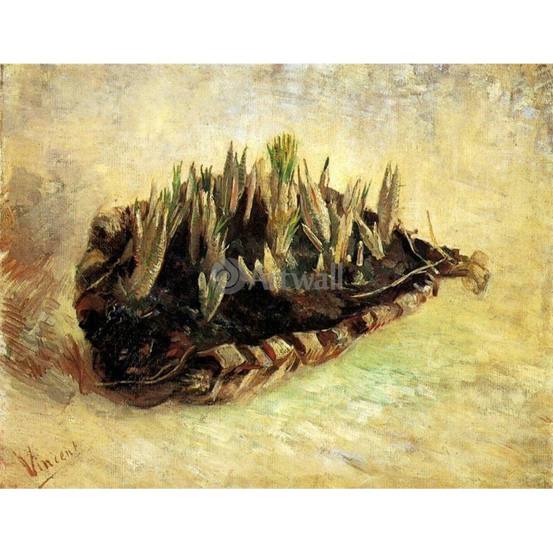 Корзина с крокусами