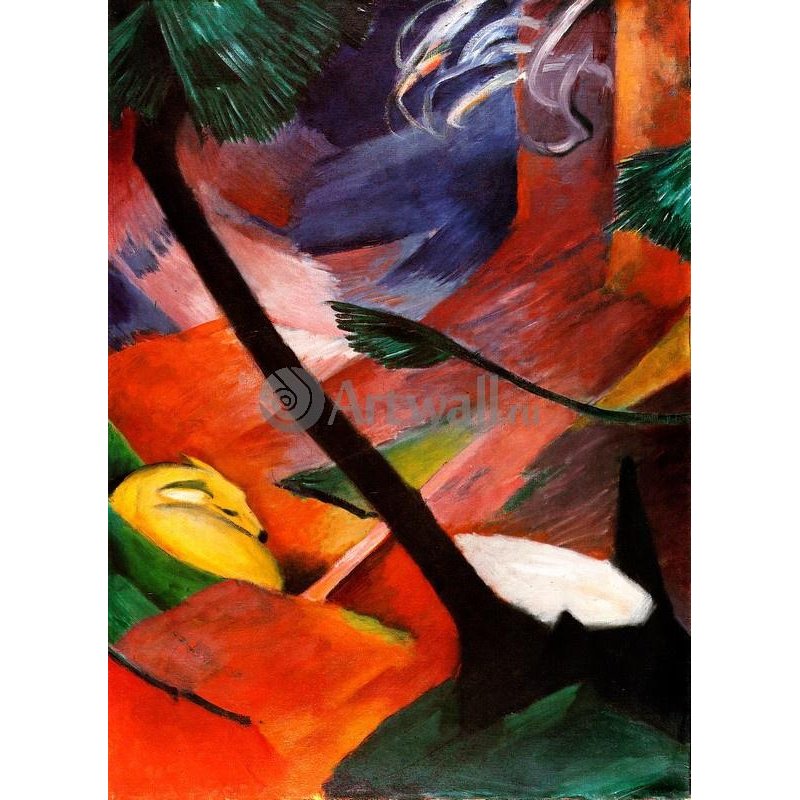 Косуля в лесу