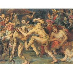 Одиссей сражается с нищим - Модульная картины, Репродукции, Декоративные панно, Декор стен