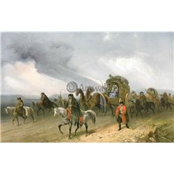 Крым, татары, путешествующие по степи