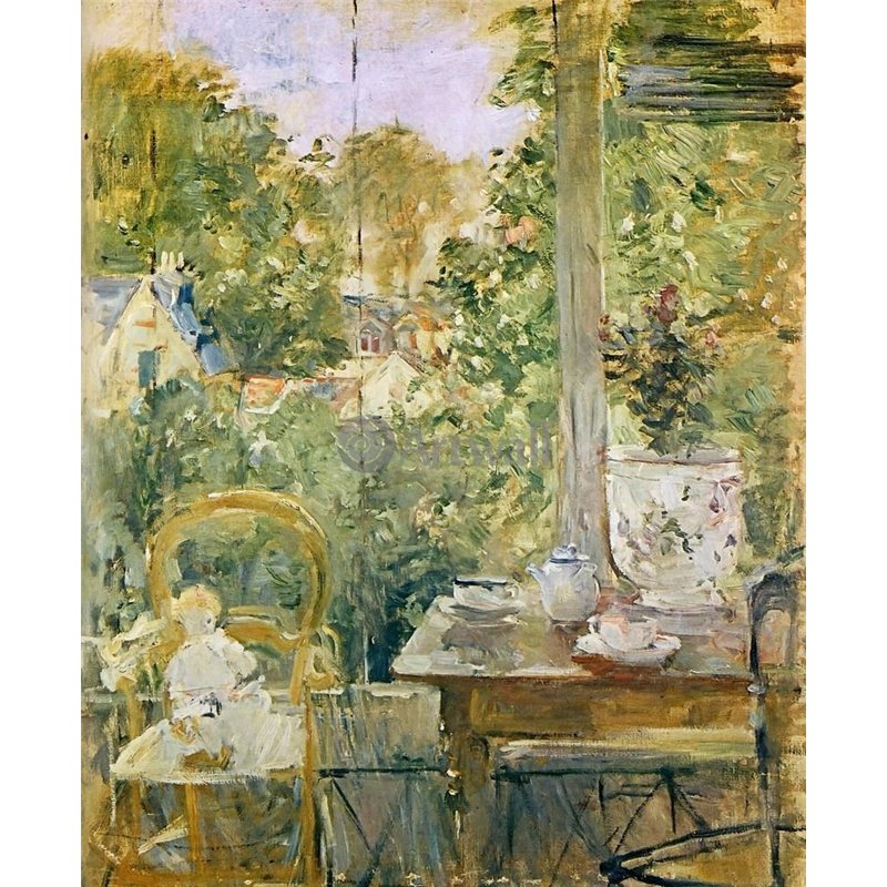 Кукла на веранде