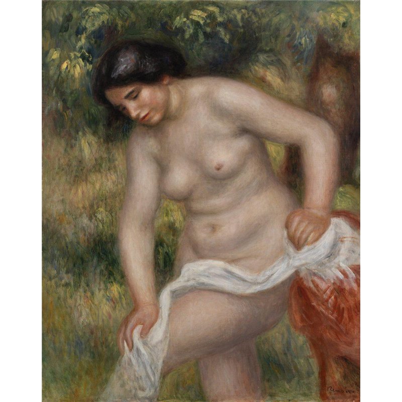 Купальщица, вытирающая ноги