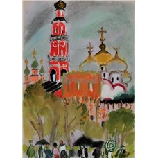 Картина на холсте по фото Модульные картины Печать портретов на холсте Новодевичий монастырь