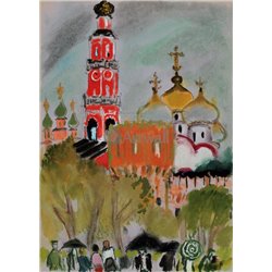 Новодевичий монастырь - Модульная картины, Репродукции, Декоративные панно, Декор стен