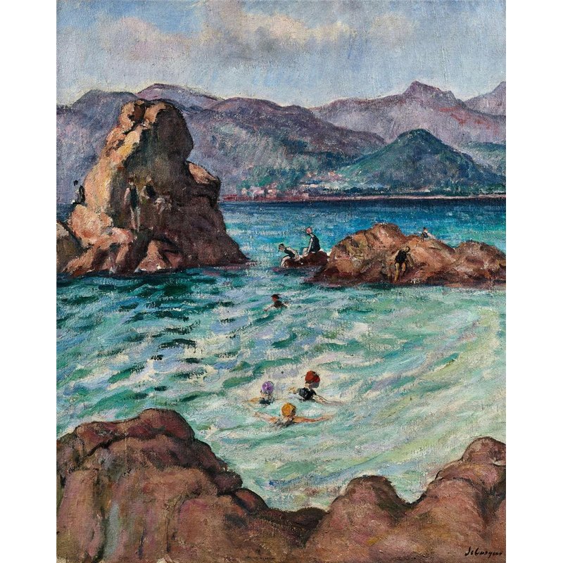 Купание в скалах, Агай