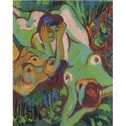 Купальщицы на лугу