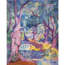 Картина на холсте по фото Модульные картины Печать портретов на холсте Оливковые деревья в Кавальере