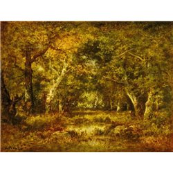 Осень в лесу - Модульная картины, Репродукции, Декоративные панно, Декор стен