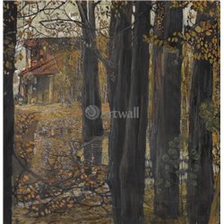 Осенний пейзаж - Модульная картины, Репродукции, Декоративные панно, Декор стен