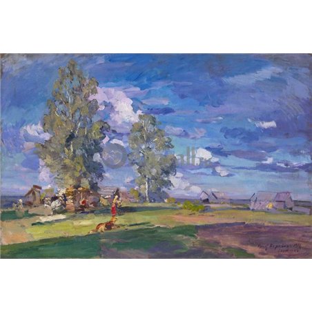 Летний день, Охотино
