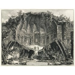 Остатки храма Божьего Канопуса в вилле Адриана в Тиволи - Модульная картины, Репродукции, Декоративные панно, Декор стен