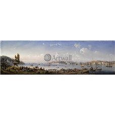 Картина на холсте по фото Модульные картины Печать портретов на холсте Панорама Константинополя