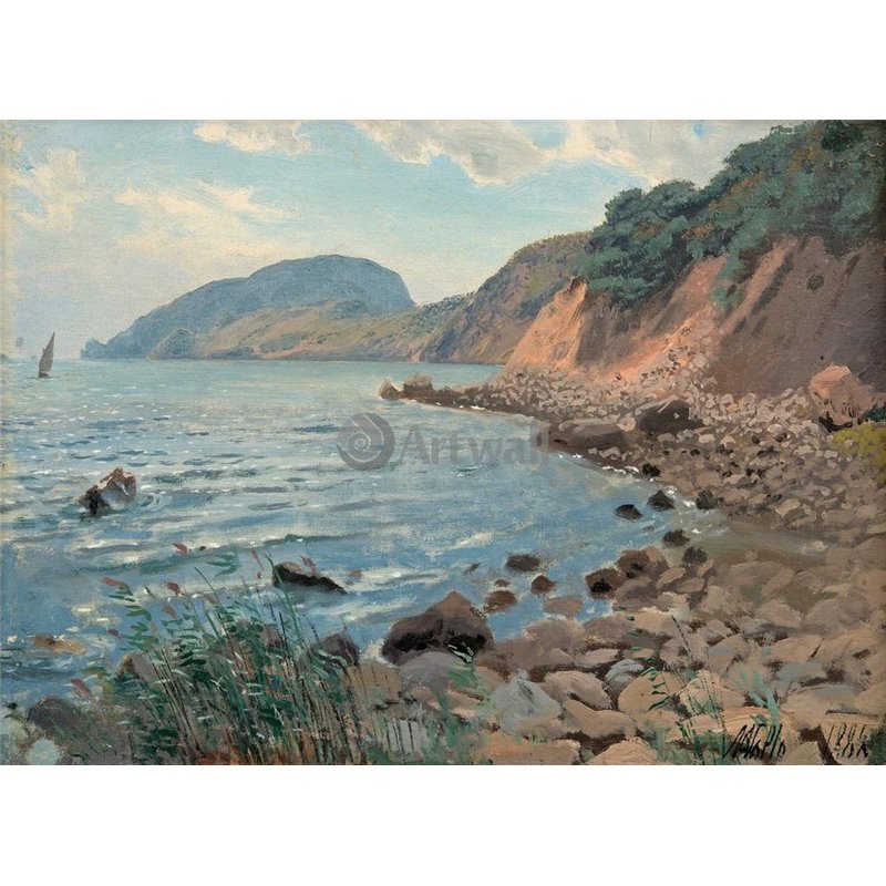 Летний пейзаж, берег моря