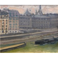 Картина на холсте по фото Модульные картины Печать портретов на холсте Париж, набережная ювелиров