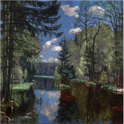 Лесное озеро