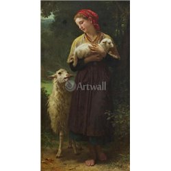Пастушка - Модульная картины, Репродукции, Декоративные панно, Декор стен