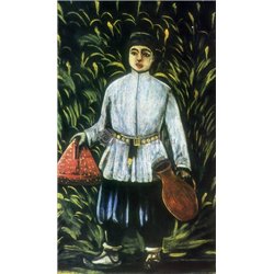 Мальчик несет обед