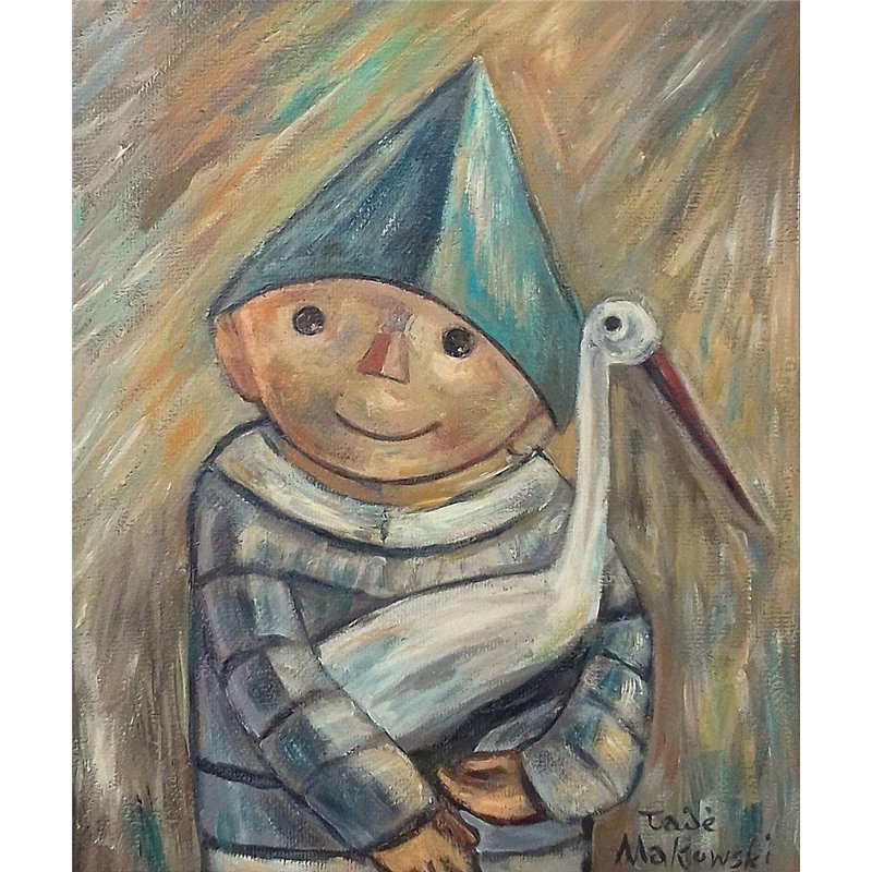 Мальчик с аистом