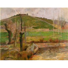 Картина на холсте по фото Модульные картины Печать портретов на холсте Пейзаж около Понт-Авена