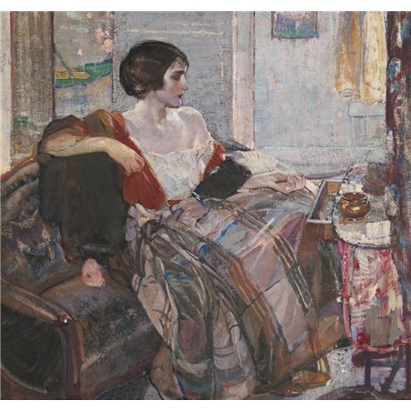 Миллер Эдвард «Женщина за туалетным столиком»