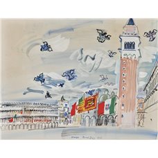 Картина на холсте по фото Модульные картины Печать портретов на холсте Площадь Сан-Марко, Венеция