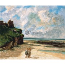 Картина на холсте по фото Модульные картины Печать портретов на холсте Пляж в Сент-Обен-сюр-Мер
