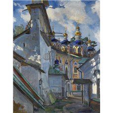 Картина на холсте по фото Модульные картины Печать портретов на холсте Печерский монастырь