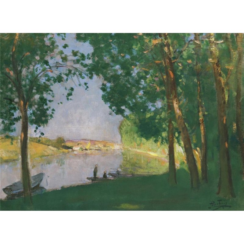 Море-сюр-Луан, берег реки