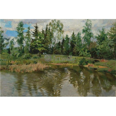 Мостик в лесу