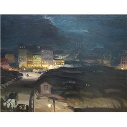 Мост ночью