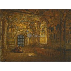 Портик церкви - Модульная картины, Репродукции, Декоративные панно, Декор стен